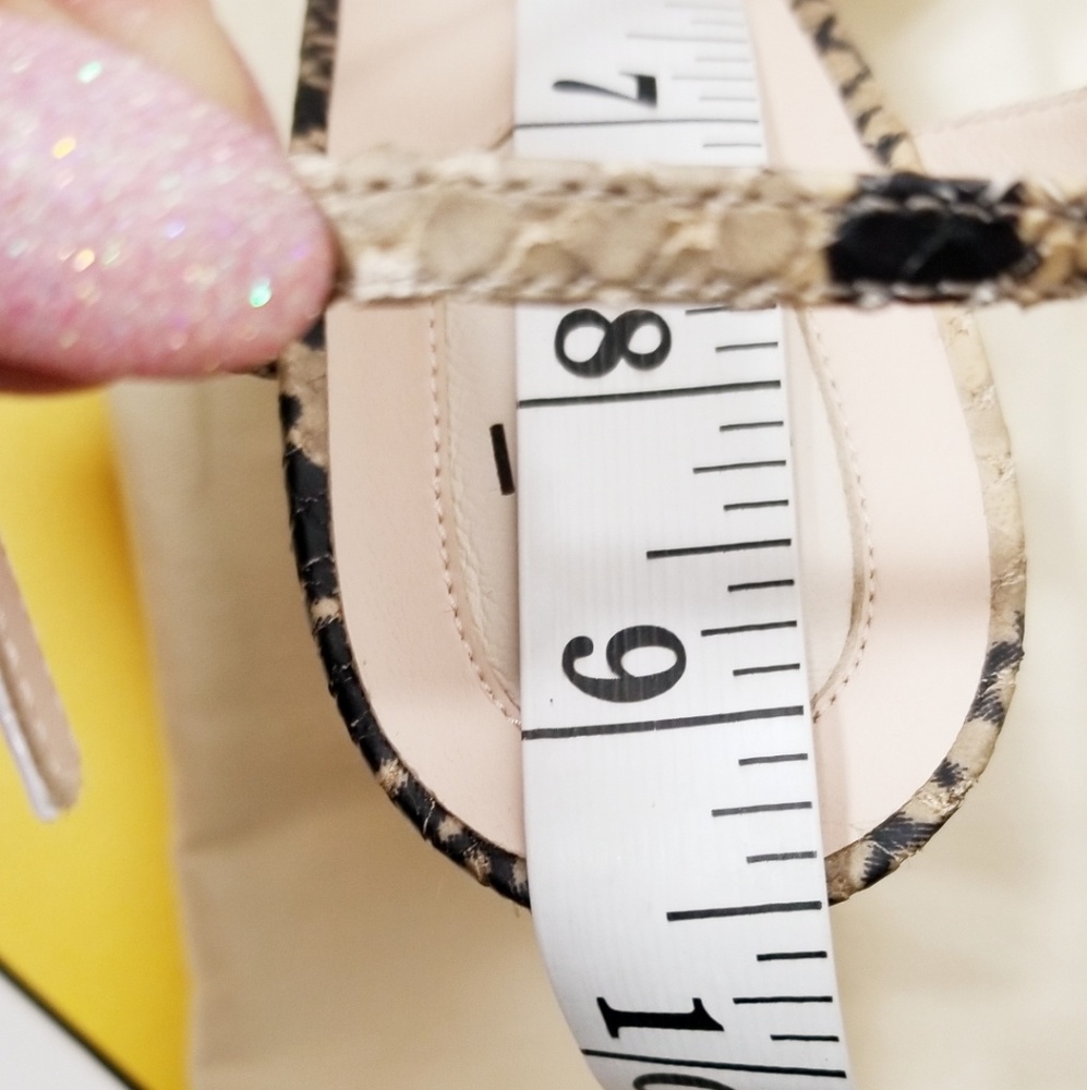 NIB FENDI ELODIE WHITE WEDGE HEELS - Picture 8 of 8
